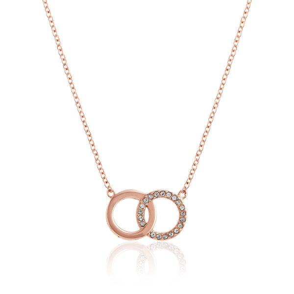 Rose Gold Interlink Necklace