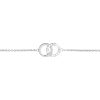 Bejewelled Interlink Chain Bracelet Silver - Image 2