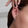 Silver Multi Hoop Earrings - Image 3